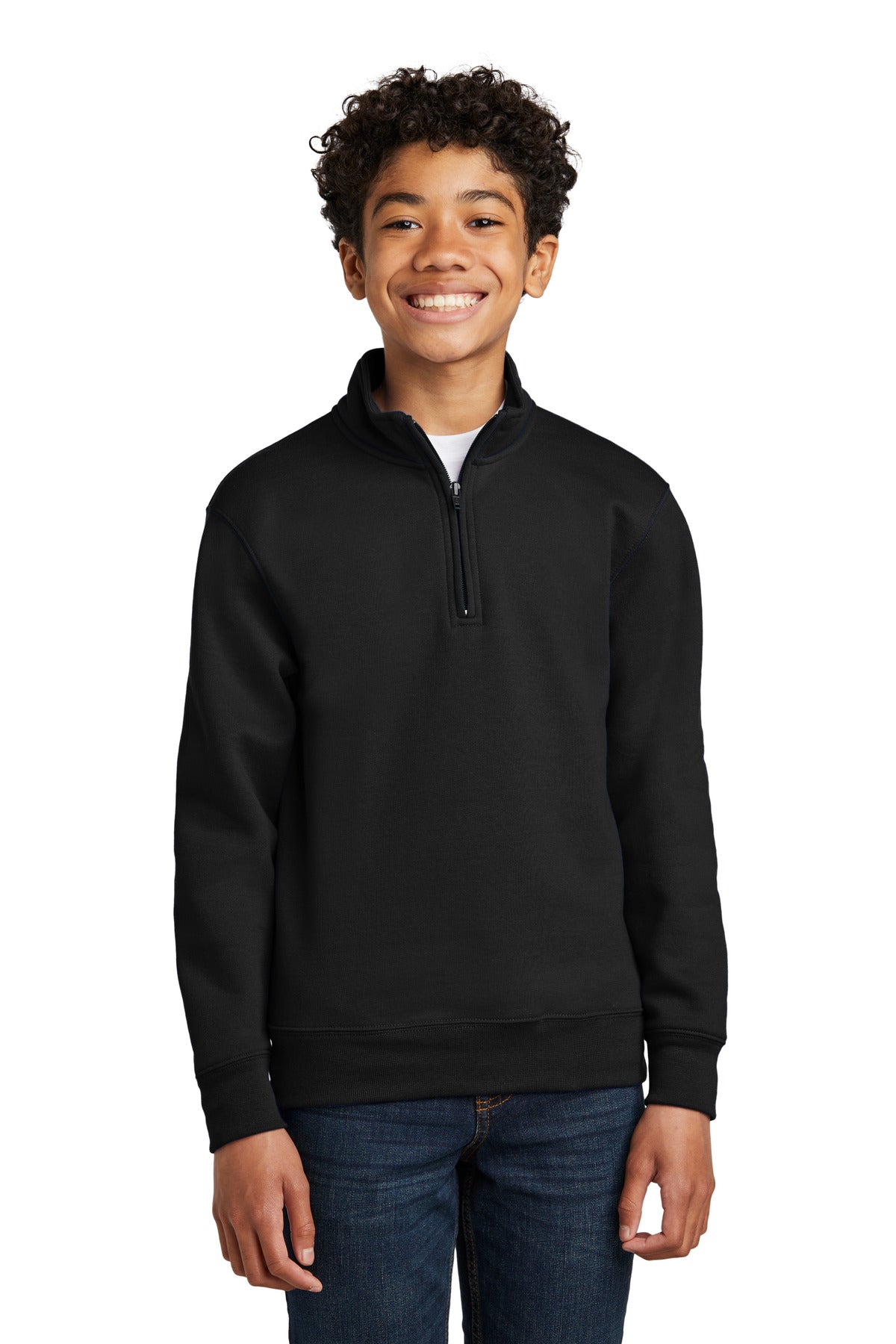 Port & Company ® Youth Core Fleece 1/4-Zip Pullover Sweatshirt Port & Company