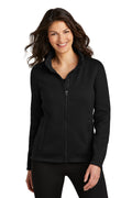 Port Authority® Ladies Arc Sweater Fleece Jacket Port Authority
