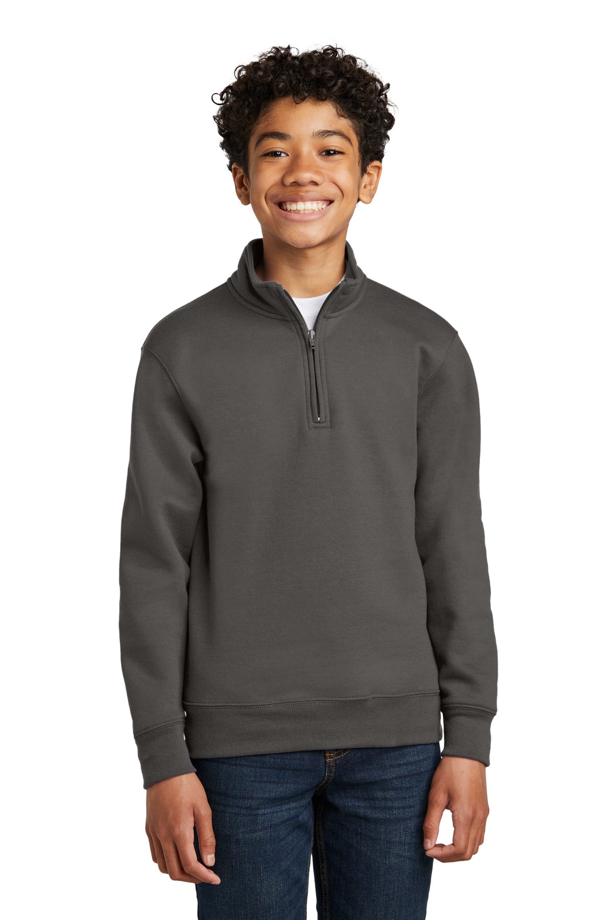 Port & Company ® Youth Core Fleece 1/4-Zip Pullover Sweatshirt Port & Company