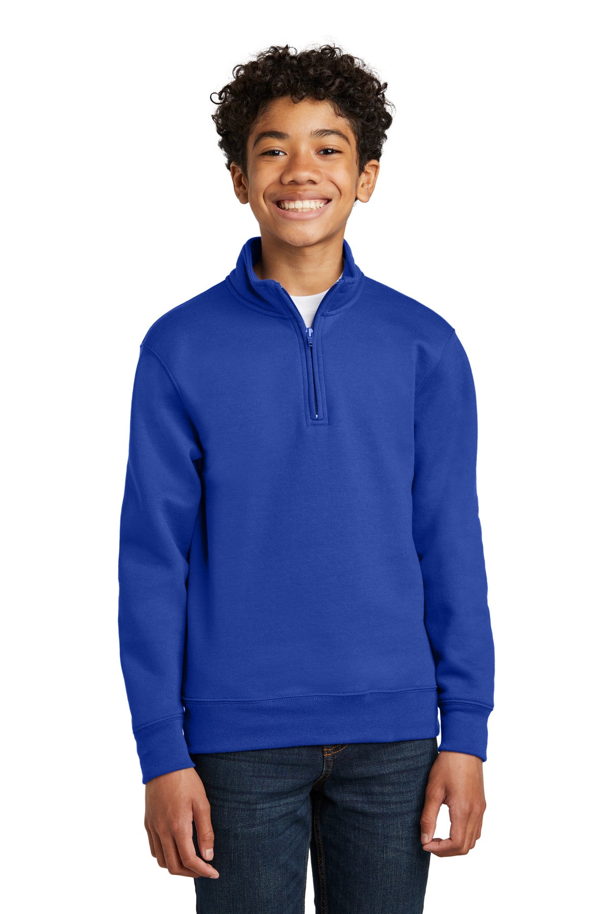 Port & Company ® Youth Core Fleece 1/4-Zip Pullover Sweatshirt Port & Company