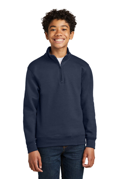 Port & Company ® Youth Core Fleece 1/4-Zip Pullover Sweatshirt