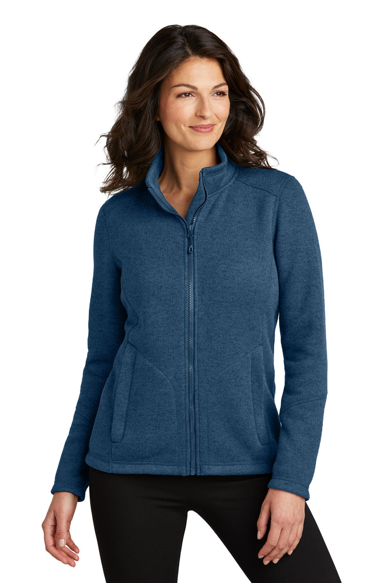 Port Authority® Ladies Arc Sweater Fleece Jacket