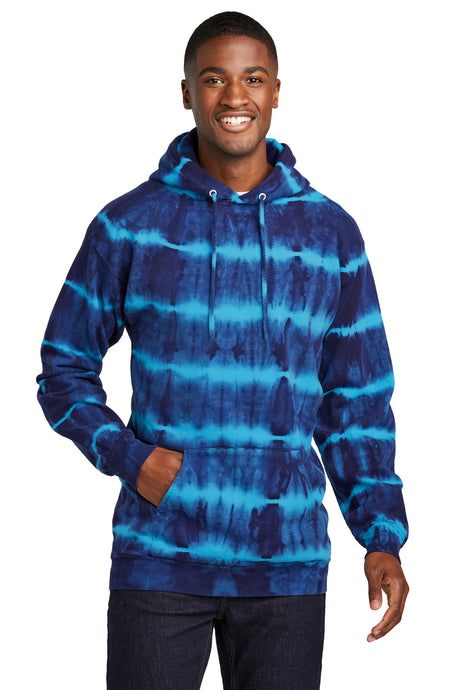 Port & Company ®Allover Stripe Tie-Dye Fleece Port & Company