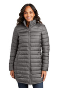 Port Authority® Ladies Horizon Puffy Long Jacket Port Authority