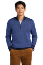 Brooks Brothers Washable Merino Birdseye 1/4-Zip Sweater. BB18412 Brooks Brothers