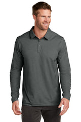TravisMathew Men's Oceanside Heather Long Sleeve Polo TM1MZ343
