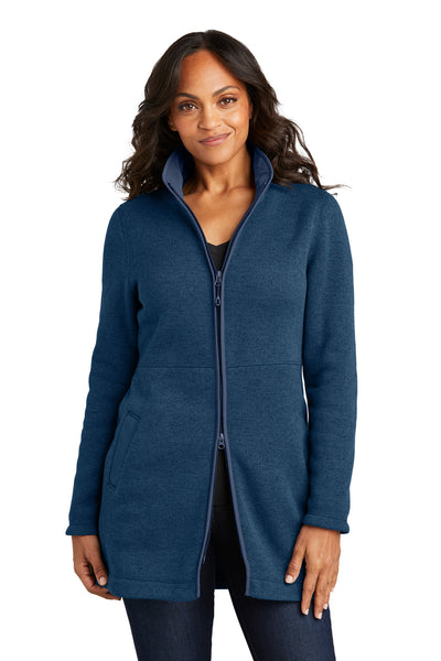 Port Authority® Ladies Arc Sweater Fleece Long Jacket