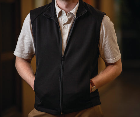 Charles River Men's Seaport Full Zip Perf Vest Charles River