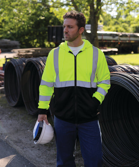 Charles River Men's Hi-Vis Full Zip Jacket Charles River