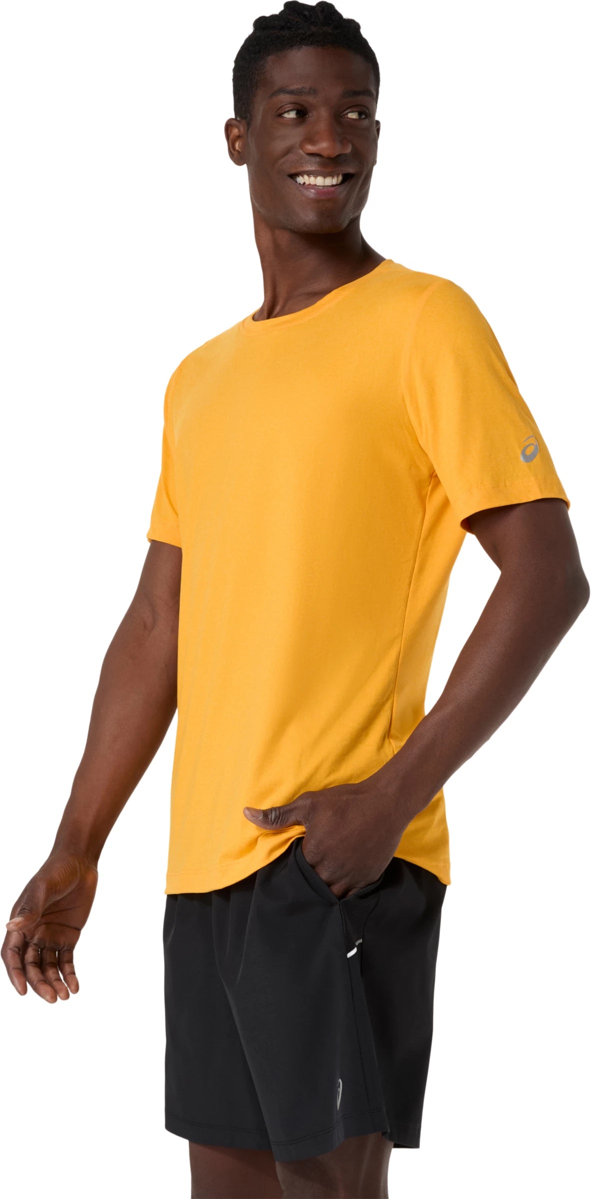 Asics Men's Short Sleeve Hthr Tech Top-3