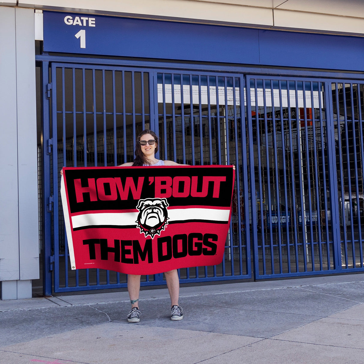 Rico Industries NCAA Georgia Bulldogs Bold 3' x 5' Banner Flag-3