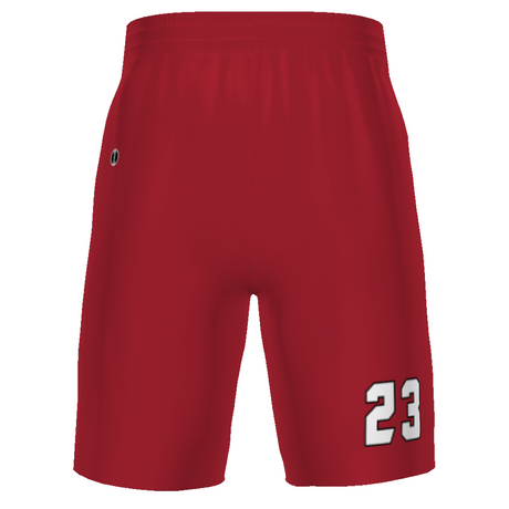 Holloway Youth Sublimated Reversible 8 Inch Basketball Shorts Team Basketball Shorts