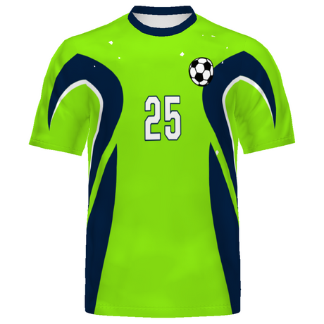 High Five Adult Sublimated Turbo Crew Neck Soccer Jersey Team Soccer Jerseys