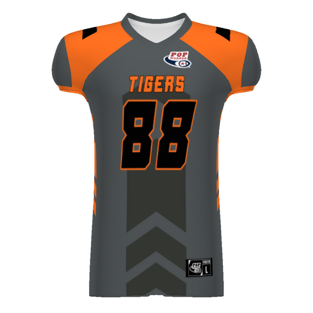 Pop Warner outh Sublimated Game Jersey Team Football Jerseys