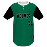 Holloway Youth Sublimated Pin-Dot 2-Button Baseball Jersey Team Baseball Jerseys