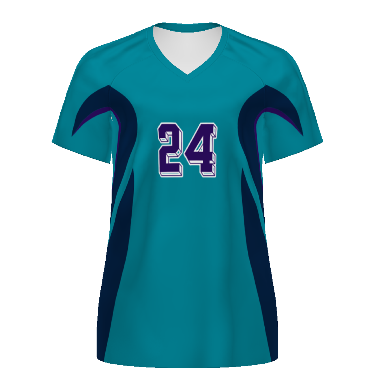 High Five Ladies Sublimated Turbo V-Neck Soccer Jersey Team Soccer Jerseys