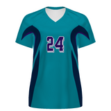 High Five Ladies Sublimated Turbo V-Neck Soccer Jersey Team Soccer Jerseys