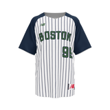 New Balance men's 300 Sublimated 2 Baseball Jersey 2 Button