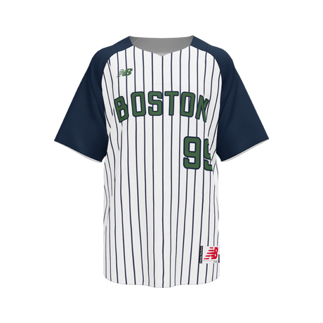New Balance men's 300 Sublimated 2 Baseball Jersey 2 Button Team Baseball Jerseys