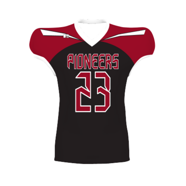 Russell Sublimated Waist Lenth Adult Football Jersey Team Football Jerseys