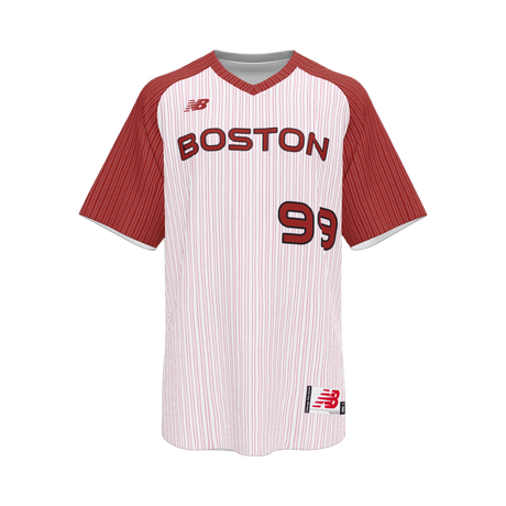 New Balance Men's 300 Sublimated 2 Baseball Jersey V-neck Team Baseball Jerseys