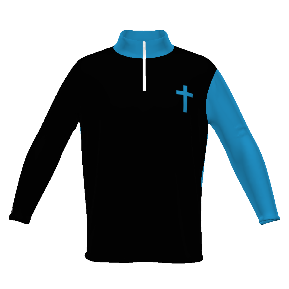 Holloway Sublimated Cotton-Touch Poly 1/4 Zip Pullover