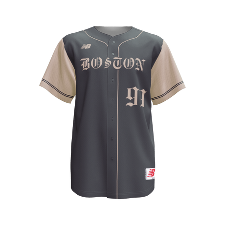 New Balance Men's Adversary Baseball Jersey Full Button Team Baseball Jerseys