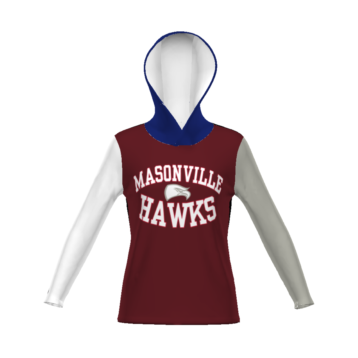 Holloway Ladies Sublimated Cotton-Touch Poly Hoodie
