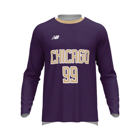 New Balance Men's Soccer Net GK Long Sleeve Jersey Team Soccer Jerseys