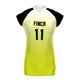 High Five Girls Sublimated Cap Sleeve Volleyball Jersey