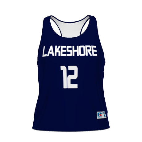 Russell Ladies Sublimated Reversible Lacrosse Pinnie Team Lacrosse Jerseys