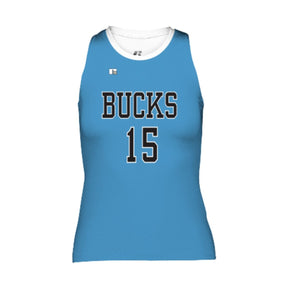 Russell Ladies Sublimated Lacrosse Tank Team Lacrosse Jerseys