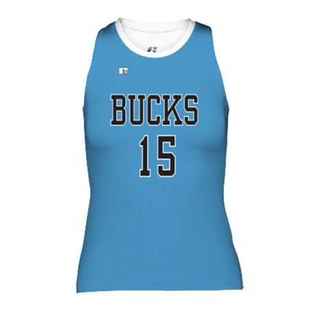 Russell Ladies Sublimated Lacrosse Tank Team Lacrosse Jerseys