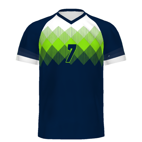 High Five Adult Sublimated Turbo V-Neck Soccer Jersey Team Soccer Jerseys
