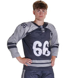 Custom Elite Faux Lace Neck Hockey Jersey Team Ice Hockey Jerseys