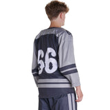Custom Elite Faux Lace Neck Hockey Jersey Team Ice Hockey Jerseys