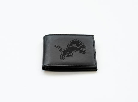 Rico Industries NFL  Detroit Lions  Laser Engraved Billfold Wallet-2