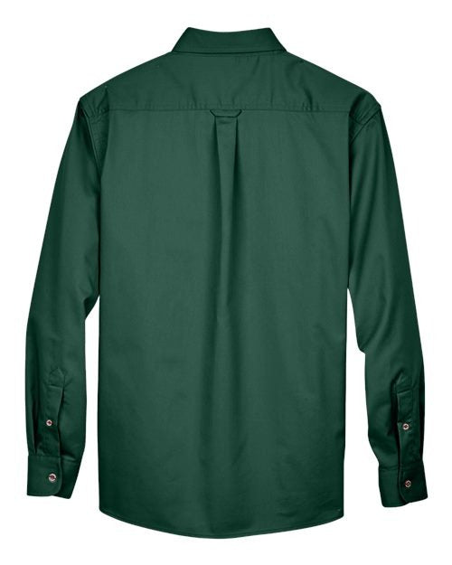 Harriton Men's Easy Blend Twill Shirt-2