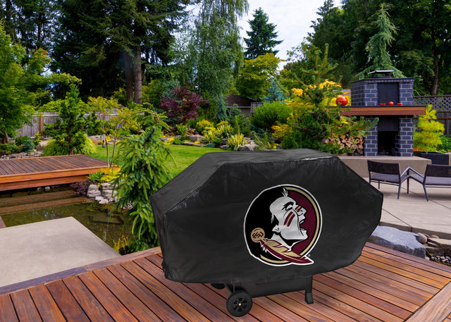 Rico Industries NCAA Florida State Seminoles Black Deluxe Grill Cover-1