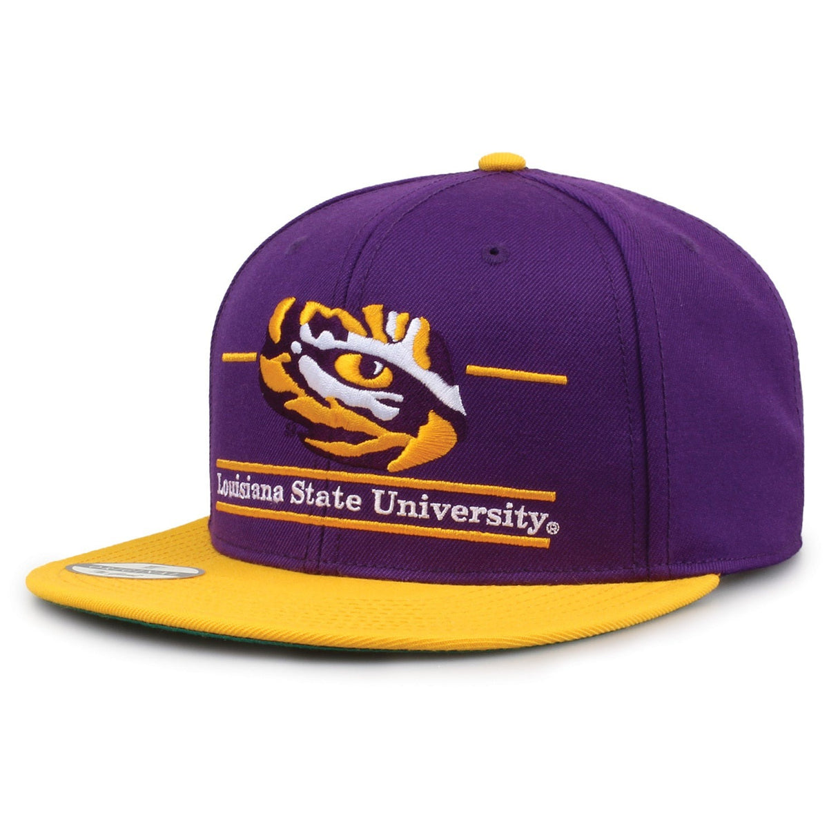 The Game Headwear Louisiana State LSU Flat Brim Snapback Hat