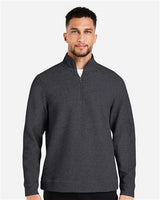 North End Men's Spirit Textured Quarter-Zip Pullover-3