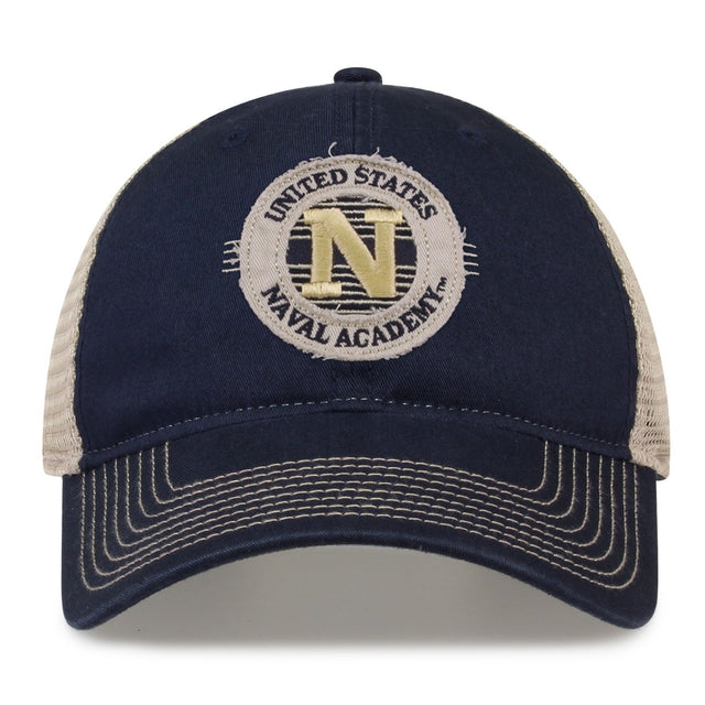 The Game Headwear Navy Circle Design Hat