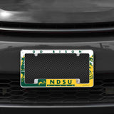 Rico Industries NCAA North Dakota State Bison Primary 12" x 6" Chrome License Plate Frame-1