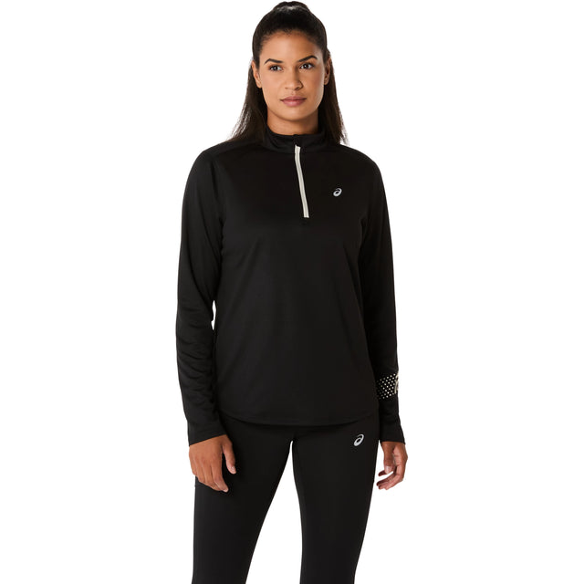 Asics Women's Icon 1/2 Zip Long Sleeve Top-1