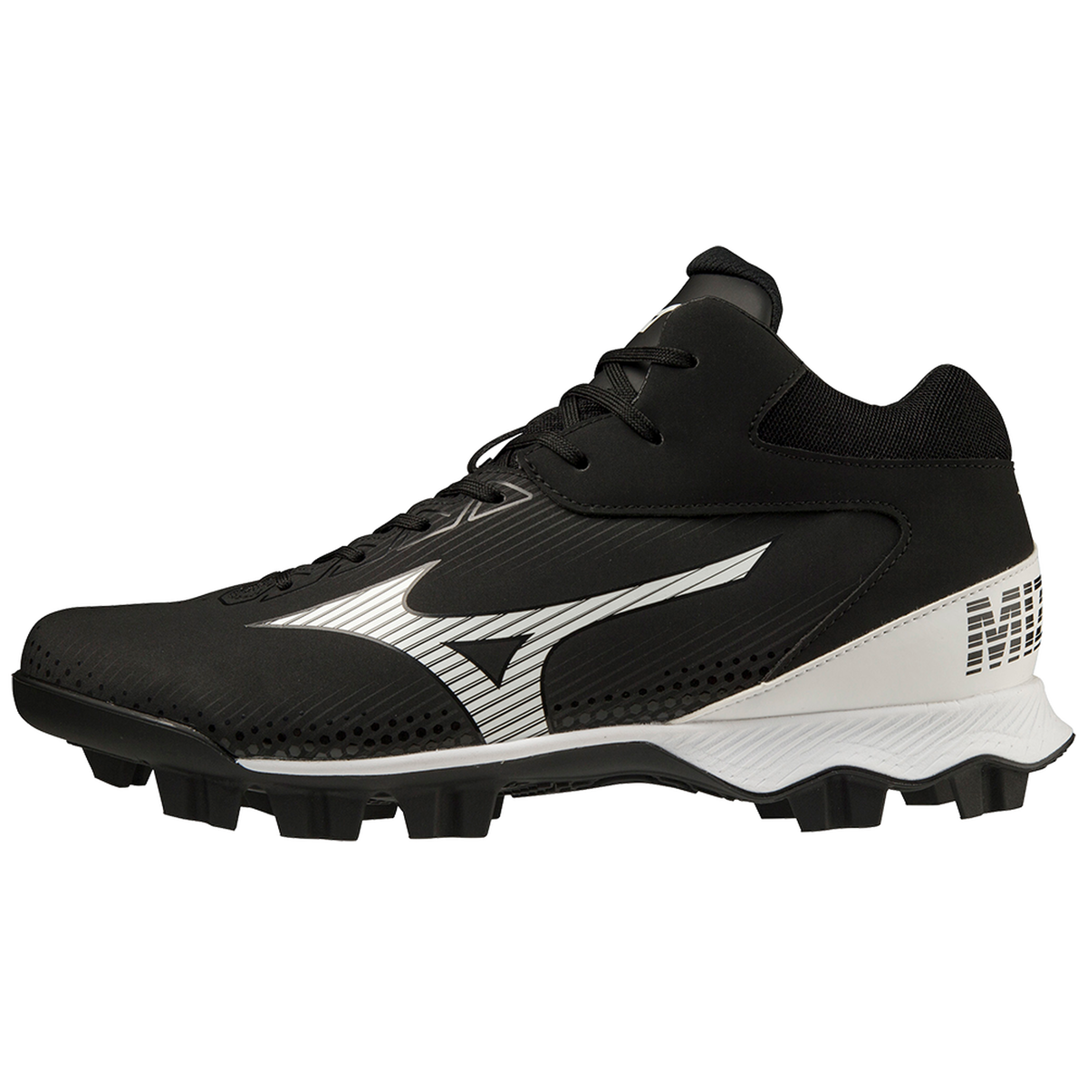 Mizuno Men's Wave Lightrevo TPU Molded Mid Baseball Cleats-1