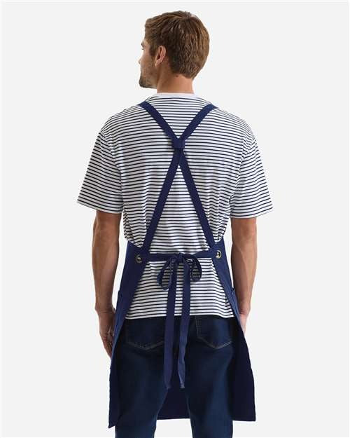 Artisan Collection by Reprime Clip & Clasp Cross-Back Bib Apron-2