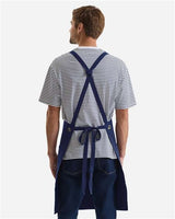 Artisan Collection by Reprime Clip & Clasp Cross-Back Bib Apron-2