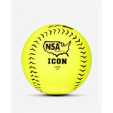 Dudley One Dozen NSA Thunder ZN Hard Core Icon Composite Slowpitch Softballs-3
