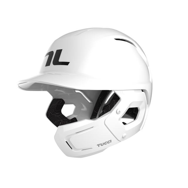 Tucci Potenza Baseball Batting Helmet With Jaw Guard-1