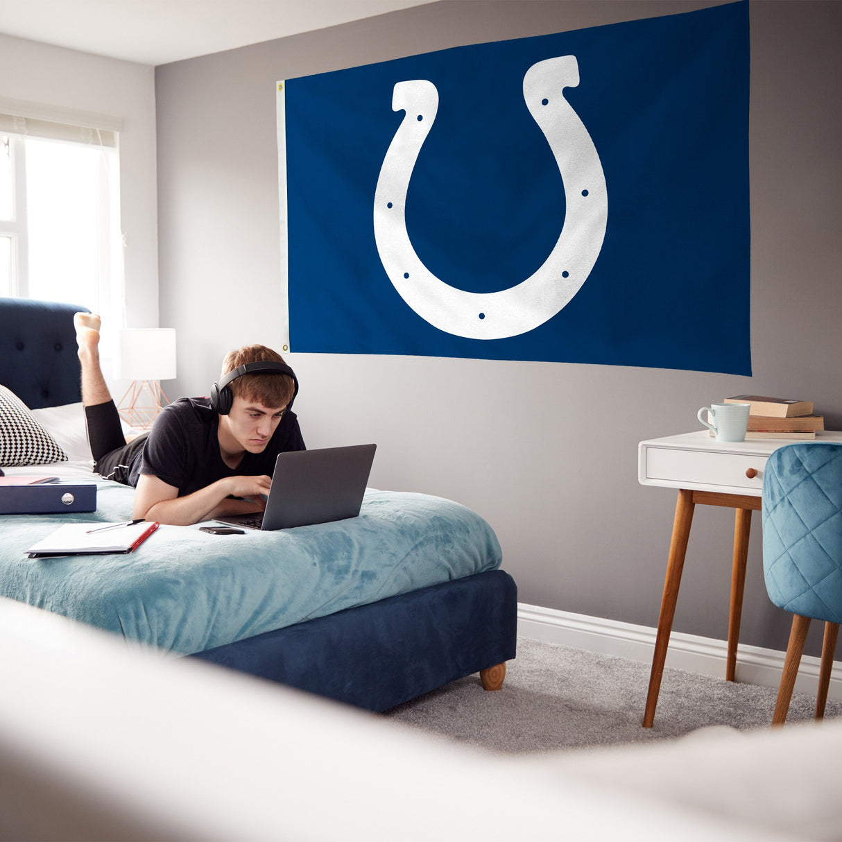 Rico Industries NFL  Indianapolis Colts Standard 3' x 5' Banner Flag-3